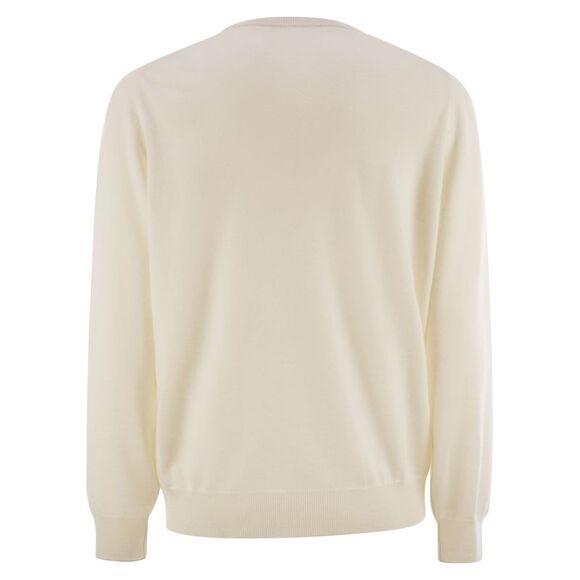 Brunello Cucinelli Men Pure Cashmere Crew-Neck Sweater